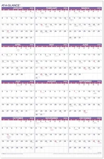 2026 Wall Calendar, Monthly, 24" X 36", Extra Large, Paper (PM122826)