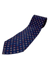 Salvatore Ferragamo Tie Silk NVY Total Pattern Men