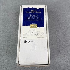 Stampin Up Classic Ink Pads Bold Brights Box Set of 12 Craft Water Based Dye