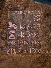 Baby Keepsake Acrylic Sign