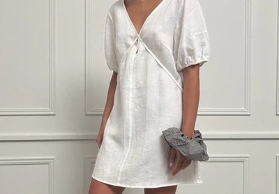 knee length dresses for ladies The Bow Dress