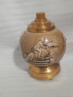 MUSICAL ROOKWOOD SPORTS BALL:FOOTBALL GOLF ETC. TAN & GOLD CIGARETTE DISPENSER — photo 4