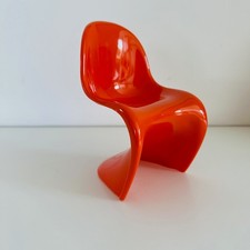 Miniatur Panton Chair, ORANGE, Vitra Design Museum, Verner Panton