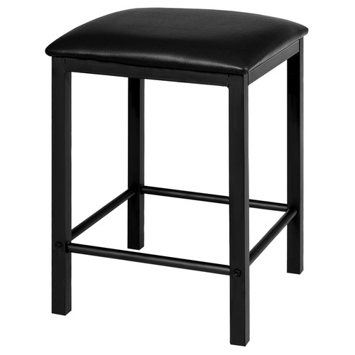 Juego de comedor de 3 piezas de contraaltura mesa de mármol sintético y 2 sillas barra de cocina nuevo - Imagen 12 de 12
