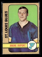 1972-73 O-Pee-Chee 16 Andre Dupont St. Louis Blues Rookie Card AAB. rookie card picture