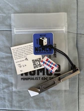 Nice Guy Machine Co. Titanium Prybar Side Piece V 2.0 Microblast NGMCo, USA Made