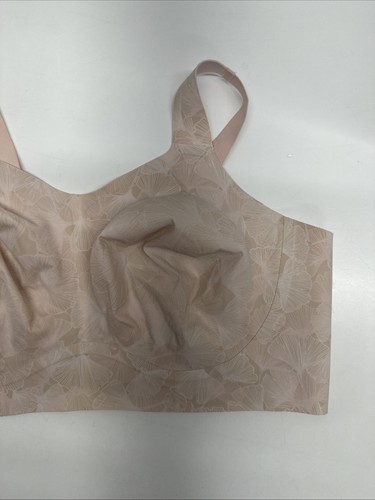 Evelyn & Bobbie The Beyond Bra Seamless Wireless Floral Nude Tan Plus Size 3X - Picture 3 of 8