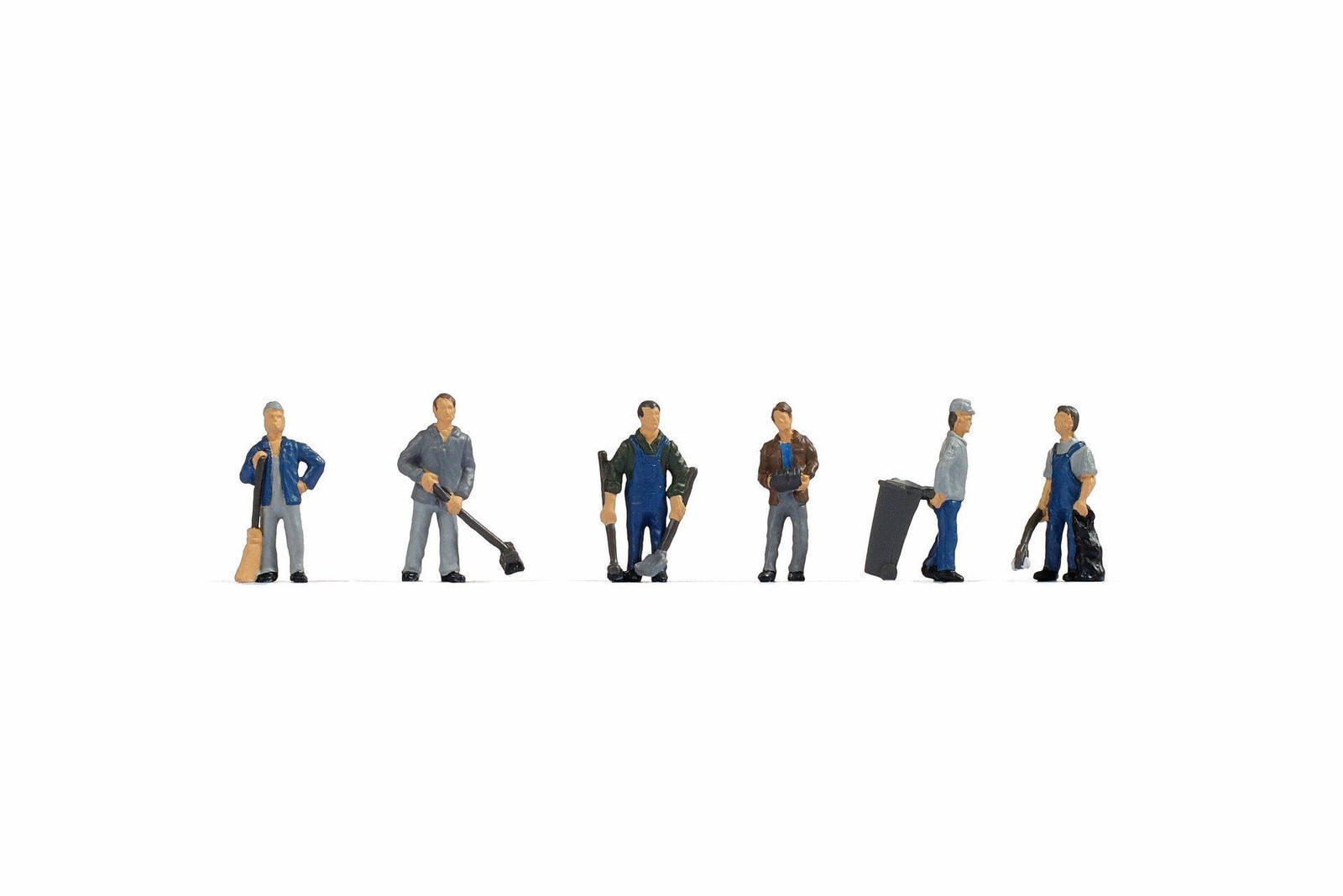 Caretakers (6) figures set TT gauge Noch 45116