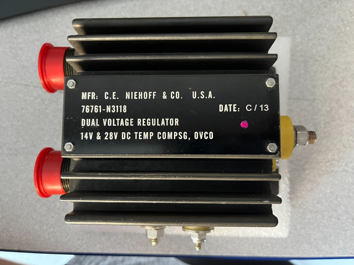 NEW C.E. NIEHOFF DUAL VOLTAGE REGULATOR 76761-N3118 | eBay