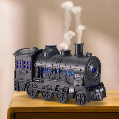 Humidifiers for Bedroom, Cool Quiet Steam Train Looking Mist Air Humidifier D...
