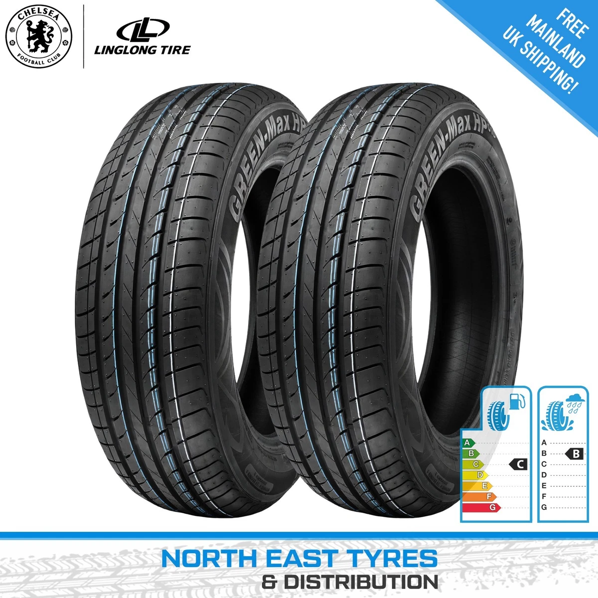 LINGLONG GREENMAX ALL SEASON 205/45 R16 87V XL – Pneumatico 4 Stagioni, Classe C Per Aderenza Bagnato, Efficienza C, Rumore 72 DB, Rinforzato