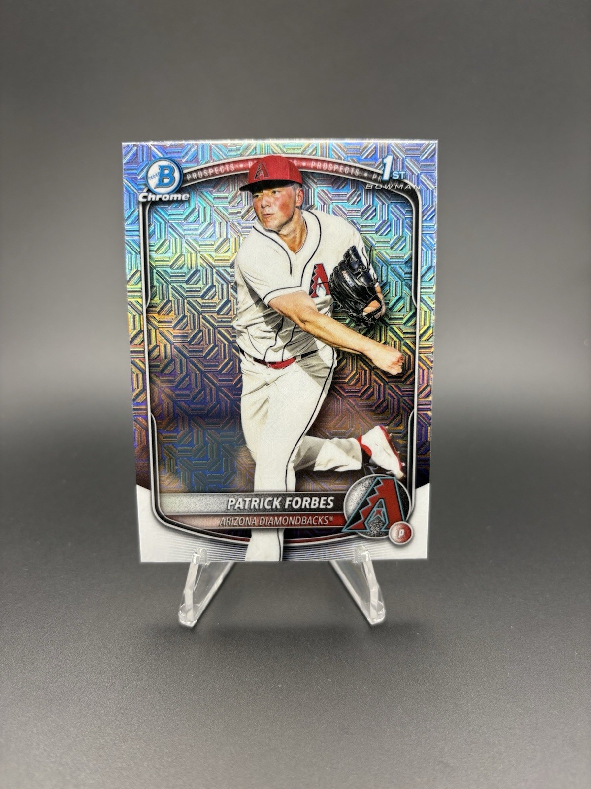 Bowman 2025 Draft Chrome Patrick Forbes Mojo Refractor #BDC-89 Diamondbacks