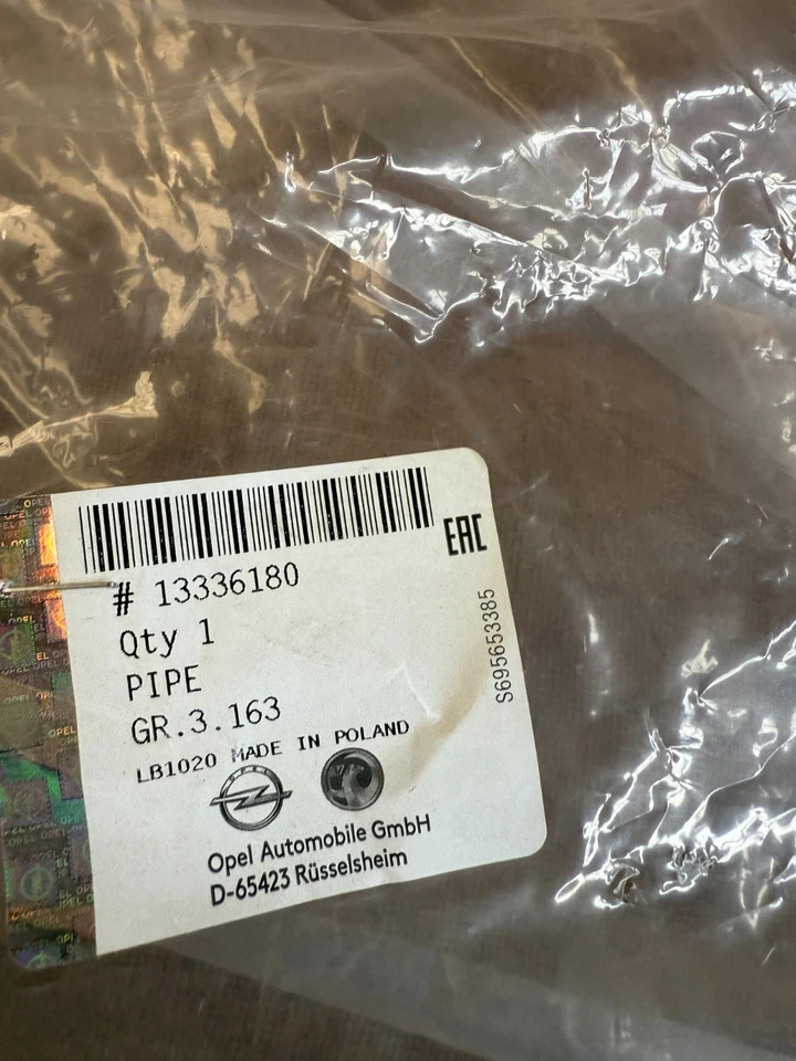 Manguera de aire acondicionado 13336180 para Opel Vauxhall Foto 2 de 2