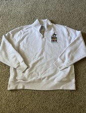 Disney Mickey Mouse Walt Disney World 2026 Embroidered 1/4 Zip Sweatshirt L