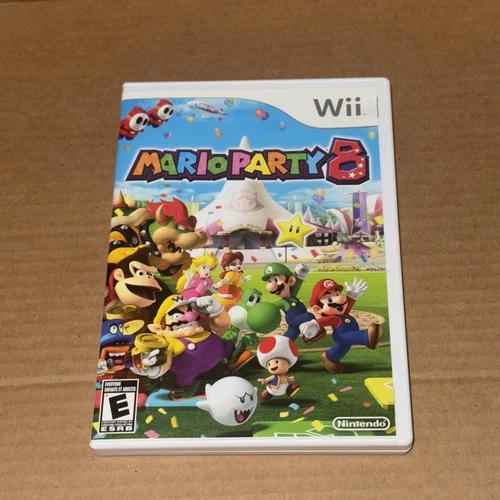 Mario Party 8 - Nintendo Wii Case & Disk No Manual Not Tested