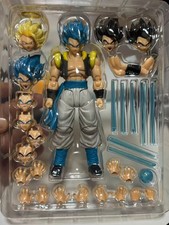 New Demoniacal Fit Dragon Ball Hero Waltz Blue Hair Gogeta Action Figure Boxed