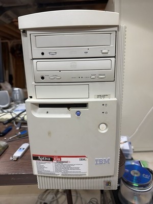 Vintage IBM Aptiva 2153 E3U Desktop Computer - Boots to BIOS, No HDD