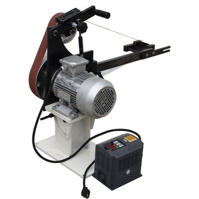 TECHTONGDA 2X71'' Belt Grinder Sander Machine for Arc/Flat/Concave Grinding 1500W