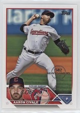 2023 Topps Complete Set 582 Montgomery Club Aaron Civale #433 z7j