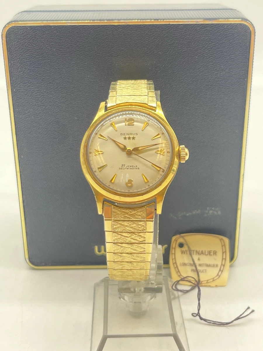25+ Benrus Gold Plated Case Mechanical (Automatic) Wristwatches