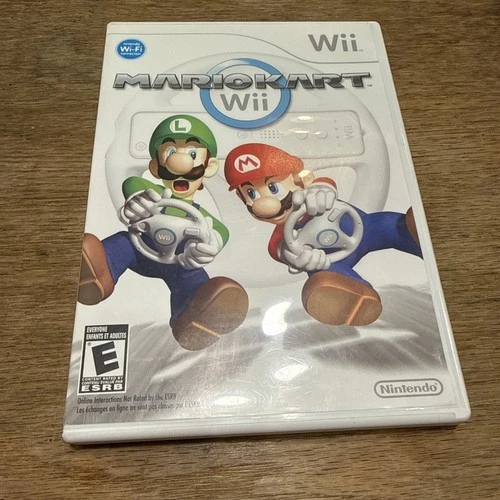 Nintendo Wii Mario Kart Video Game Complete 2008  Vintage - VERY GOOD +