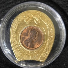 Sparks Nevada Gold Club Encased Lucky Penny