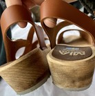 MIA WOMENS ‘ANJA’ SADDLE BROWN  CLOG SANDAL MADE IN SWEDEN SZ 40 NEW ORG $100 — photo 8