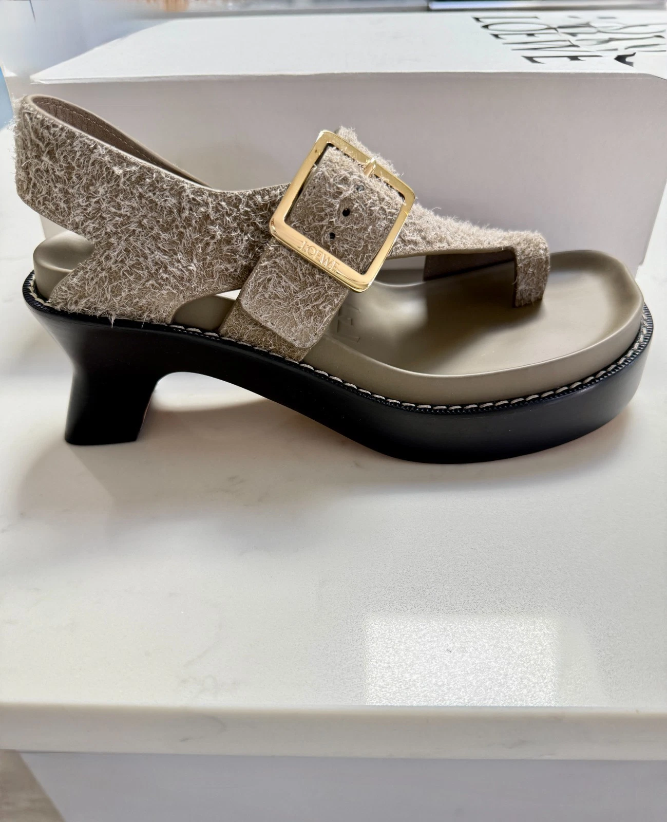 Loewe — Loewe Khaki Heels