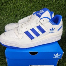 Adidas Forum Low CL Mens 9, Womens 10 White Royal Blue Sneaker IH7829 Classic OG