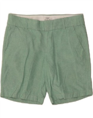 J. Crew Damen Chino Shorts US 8 Medium W34 grün Baumwolle CF14