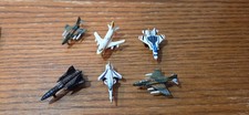 Vintage Micro Machines Aircraft Plane Military 747 Lot 6