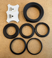 Lot of Nikon Lens Rings  Accessories SY-1-52 62 67 72 77 AS-20 SX-1