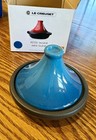 Le Creuset Mini Tagine Marseille Blue 10cm 4" Stoneware 3.5 oz Condiment Spices