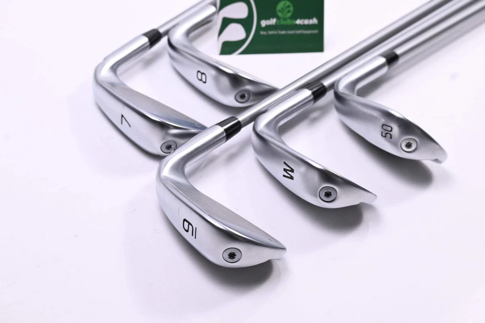 Left Hand Ping G430 Irons / 7-PW+50° / Blue Dot / Senior Flex Ping Alta Quick 35 - Image 4 of 4