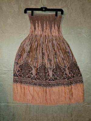 Bohemian Sundress dress or convertible skirt Women's. One Size Fits Most 