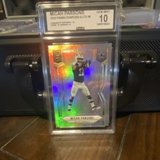 Panini 2025 Donruss Elite Micah Parsons #6 Dallas Cowboys Gem Mint CGC Football
