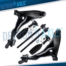 8pc Front Lower Control Arms Tie Rods Kit for Sebring Stratus Eclipse Galant