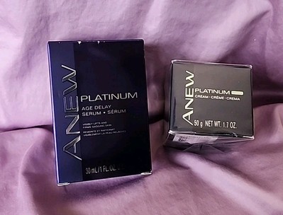 Anew Platinum/Avon -2 Different Items -Age Serium & Night Cream