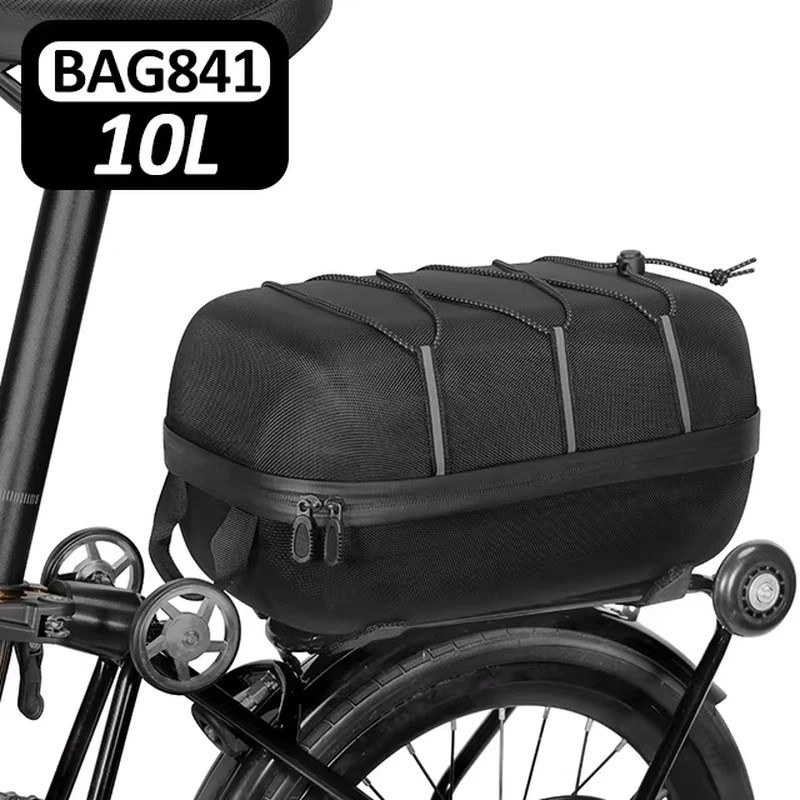 Brompton Bicycle Rear Seat Bag MTB Bike Rack Bag Trunk Pannier Cycling Large Cap