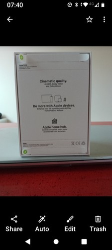 Transmisor multimedia Apple TV 4K 3ª generación 64 GB negro, Wi-Fi, nuevo sellado - Imagen 2 de 4