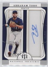 2022 National Treasures Jumbo Gear Signatures 55/64 Abraham Toro Auto 12ty