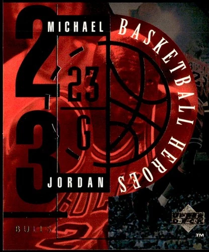 1994-95 Upper Deck #JH Header Card Basketball Heroes: Michael Jordan E1