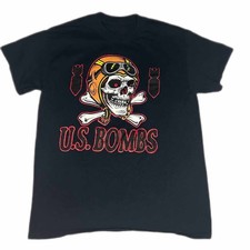 U.S. Bombs Band Album Poster Shirt Black Cotton Unisex S-5XL 1K0989