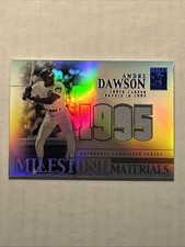 2002 Topps Tribute Milestone Materials Game Used Seasons Relic /95 Andre Dawson