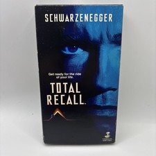 Total Recall (VHS, 1990) Tested~Plays Great~ Sci-Fi ~Arnold Schwarzenegger