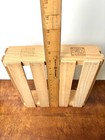 (2) Napa Valley Cassette Tape Crate Wooden Holds 12 Each Box Holder Storage — photo 5