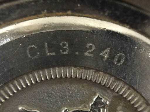 Auth  Vintage HERMES CL3.240 24mm White Dial Date Qz Women's Watch Fast Shipping image 3