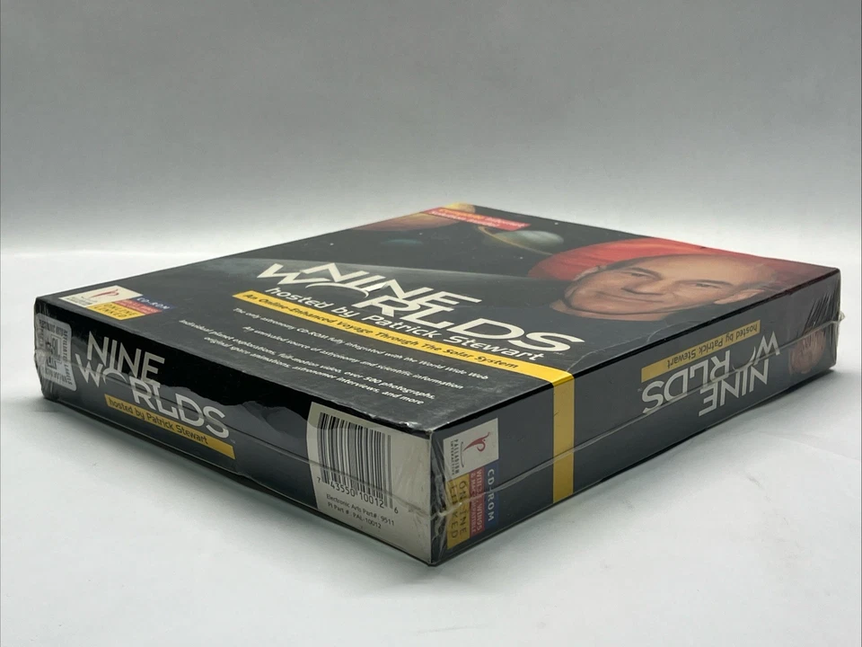 Nine Worlds, Hosted By Patrick Stewart. Online - Enhanced Voyage, 1996 BIG BOX - Image 3 of 4
