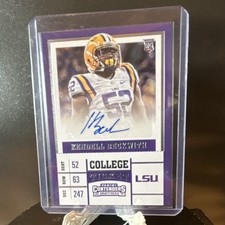 2017 Panini Contenders Draft Picks Kendell Beckwith Rookie Autographed #261