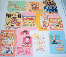 Vtg Current Mary Engelbreit Birthday Cards 21 NEW includes Envelopes